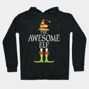 Awesome Elf Family Matching Christmas Group Funny Gift Hoodie